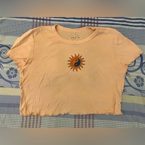 PacSun orange crop top
